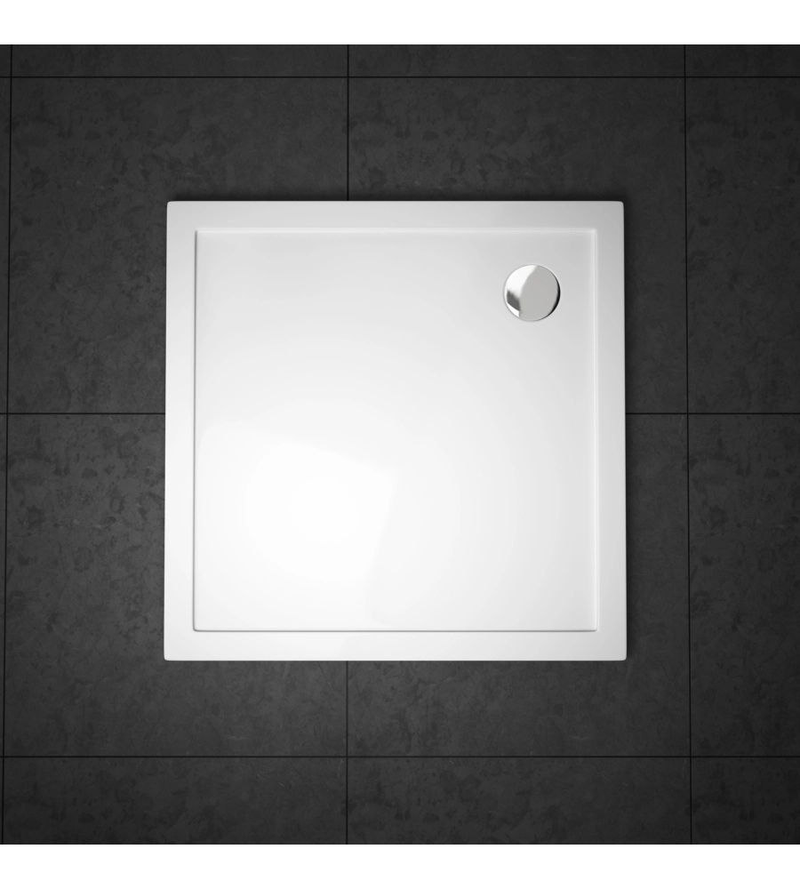 BASE DOCCIA IN ABS, 80X80X3 CM